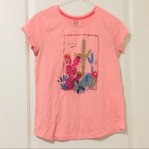 Cactus love pink tee